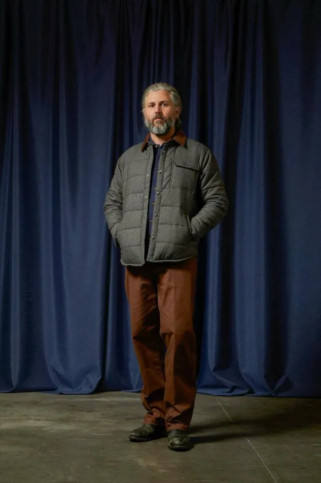 Men Cass Menswear Jacket Mixed Tweed Brixton Jackets