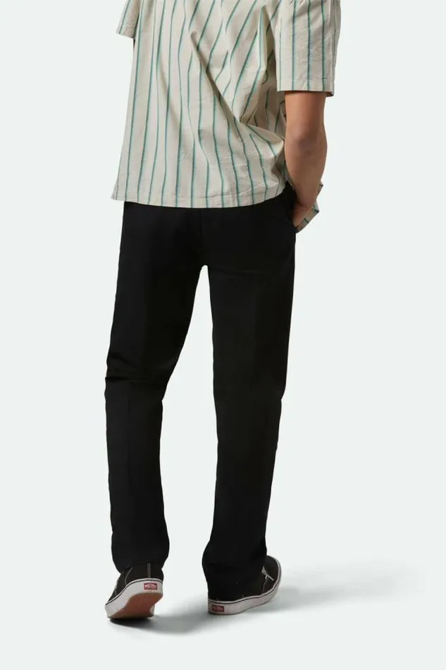 Men Choice Chino Regular Pant Black Brixton Pants
