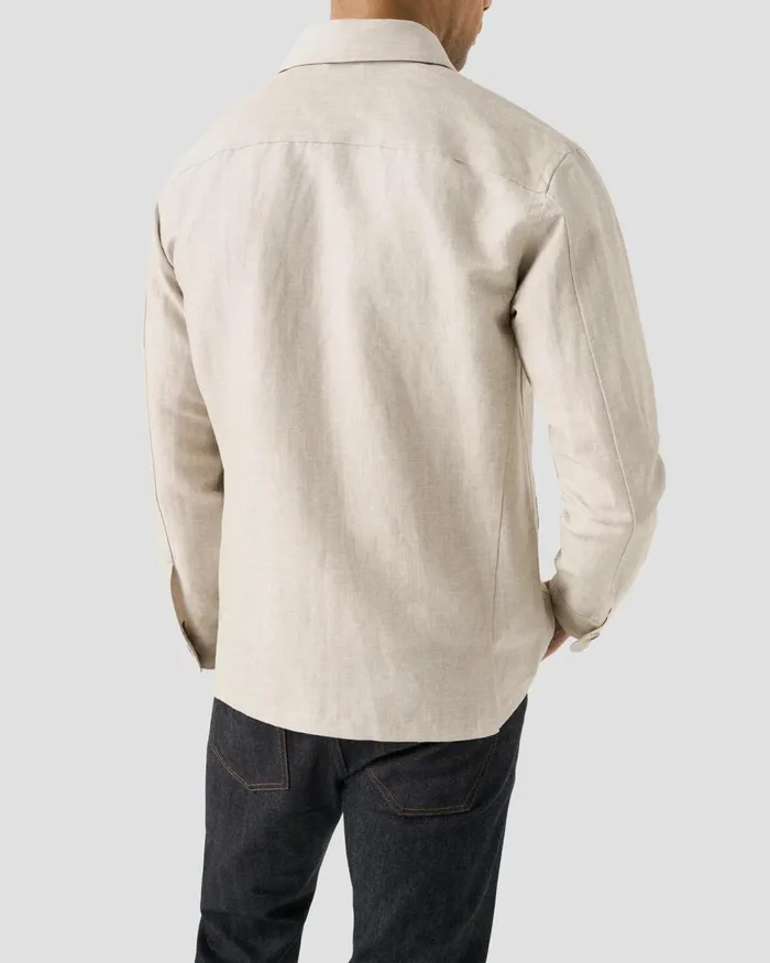 Men Chore Jacket Brown Eton Overshirts