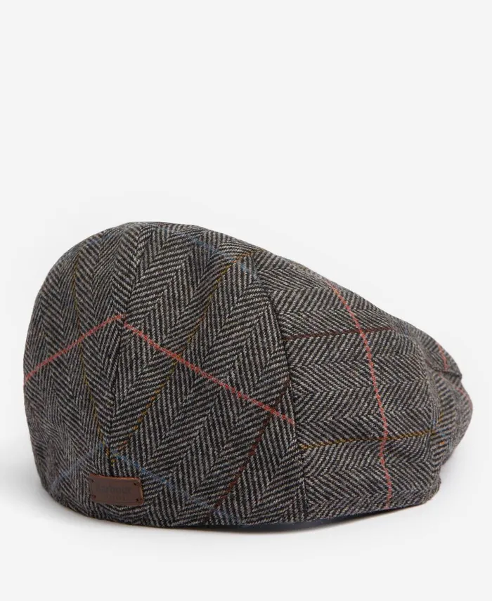 Men Hats Barbour Wilkin Flat Cap Charcoal Herringbone Men Hats Barbour Wilkin Flat Cap Charcoal Herringbone