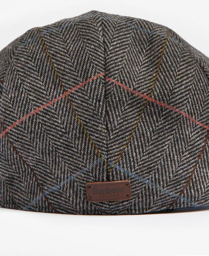 Men Hats Barbour Wilkin Flat Cap Charcoal Herringbone Men Hats Barbour Wilkin Flat Cap Charcoal Herringbone
