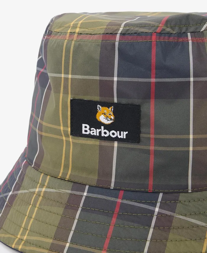 Men Hats Barbour X Maison Kitsun Reversible Bucket Hat Dark Navy Men Hats Barbour X Maison Kitsun Reversible Bucket Hat Dark Navy