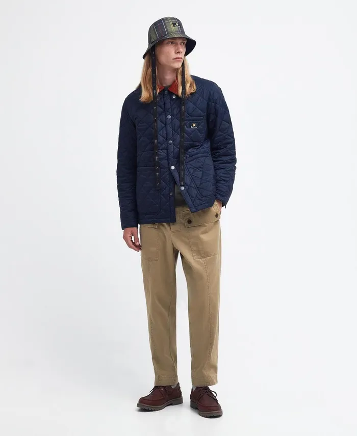 Men Hats Barbour X Maison Kitsun Reversible Bucket Hat Dark Navy Men Hats Barbour X Maison Kitsun Reversible Bucket Hat Dark Navy