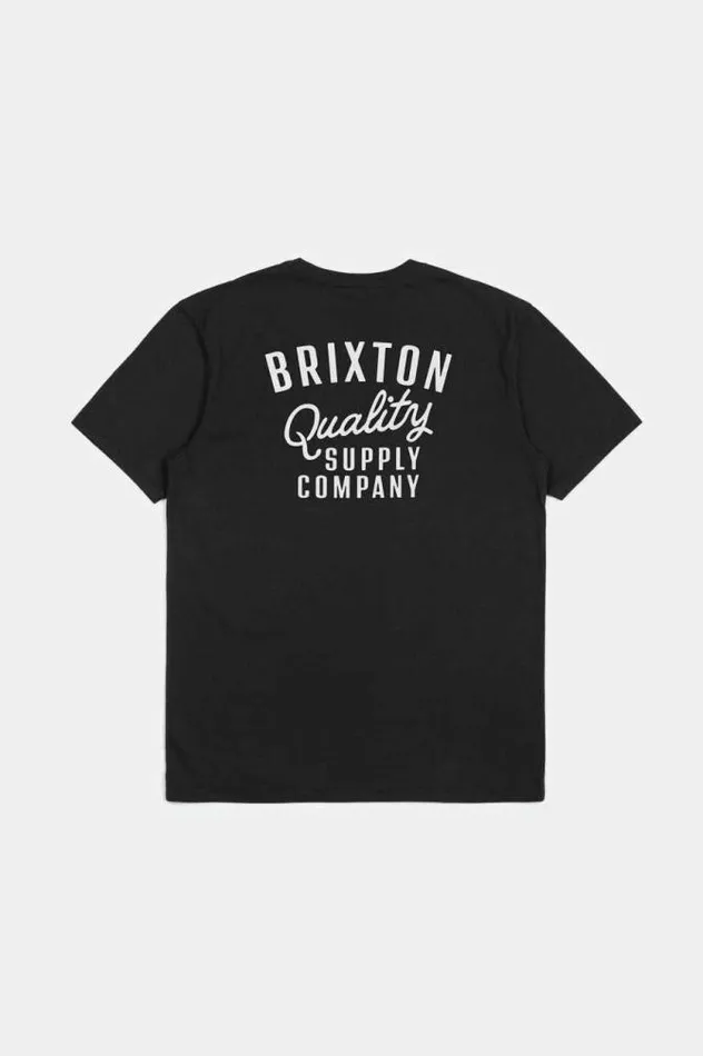 Men Hubal SS Tailored TShirt Black Brixton TShirts