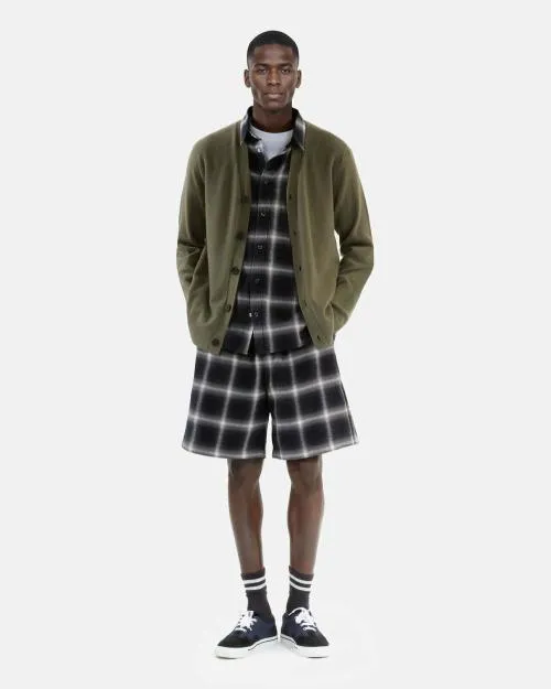 Men Jumpers and Cardigans The Kooples Khaki Cashmere Cardigan Olive Kaki