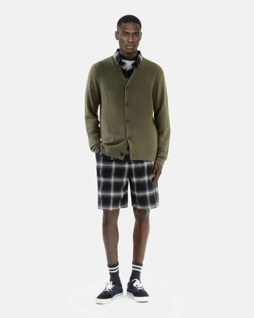 Men Jumpers and Cardigans The Kooples Khaki Cashmere Cardigan Olive Kaki