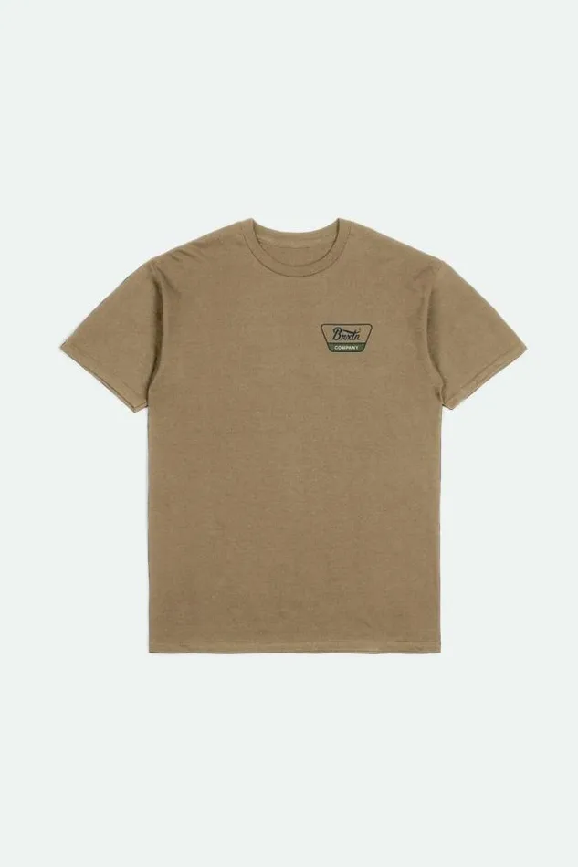 Men Linwood SS Standard TShirt Tiger039s Eyenavyolive Brixton TShirts