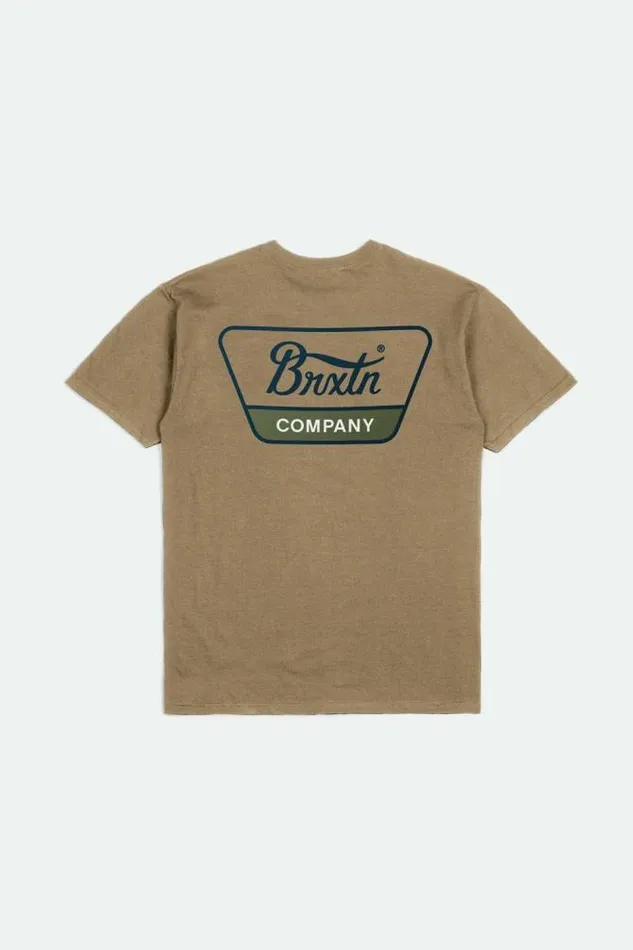 Men Linwood SS Standard TShirt Tiger039s Eyenavyolive Brixton TShirts