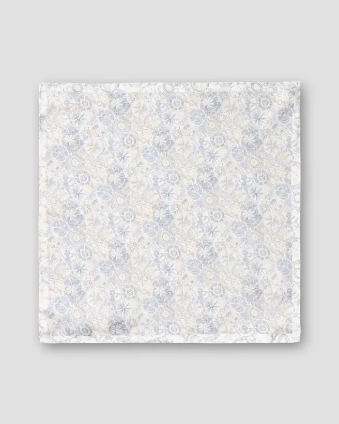 Men Motif Silk Pocket Square White Eton Pocket Squares Men Motif Silk Pocket Square White Eton Pocket Squares