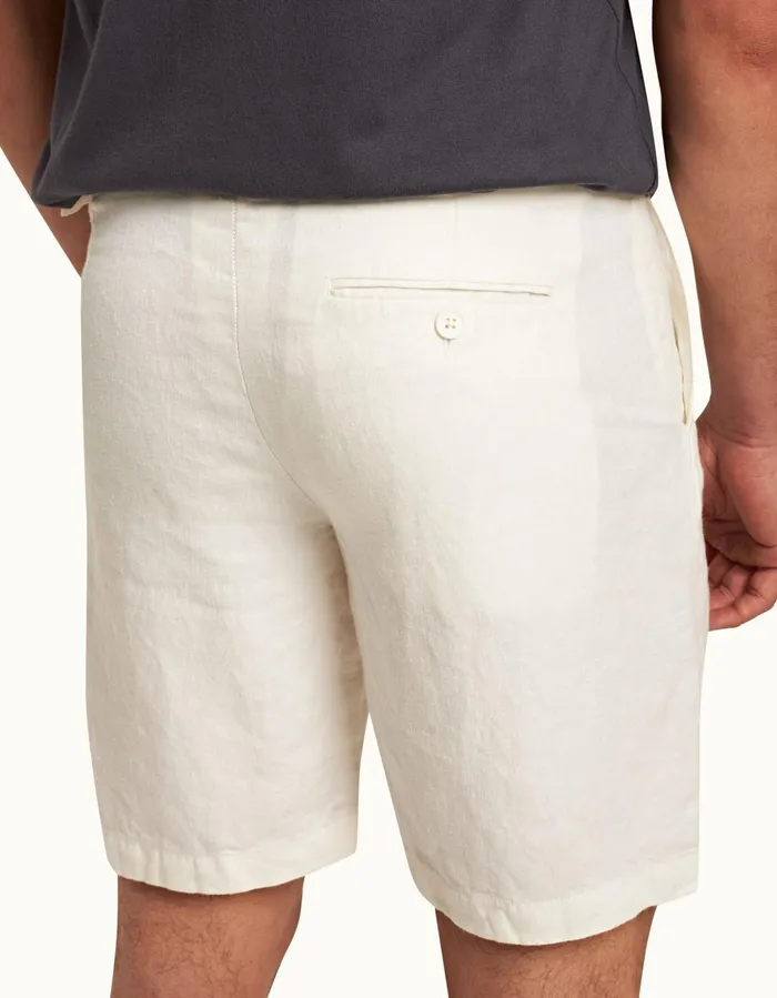 Men Orlebar Brown Day Shorts Norwich Linen Sandbar