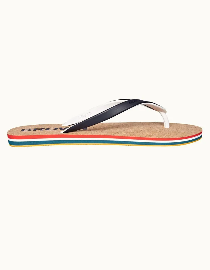 Men Orlebar Brown Footwear Haston Cork Navyorange