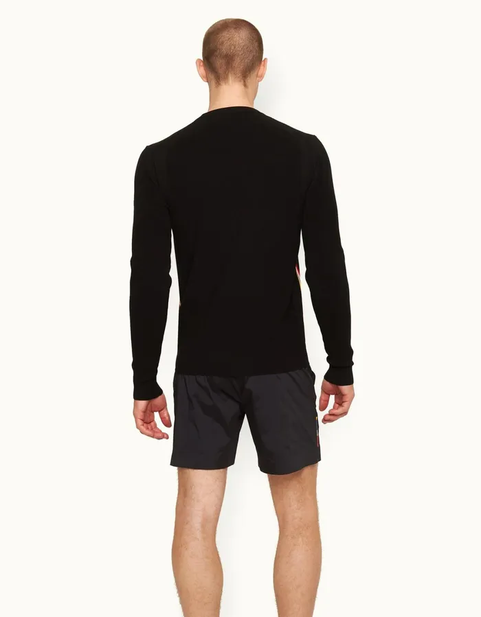 Men Orlebar Brown Knitwear Bryce Black