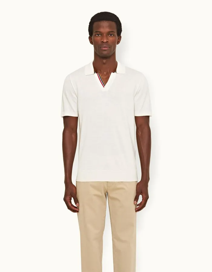 Men Orlebar Brown Polo Shirts Horton Tipping Cloud