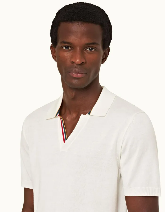 Men Orlebar Brown Polo Shirts Horton Tipping Cloud
