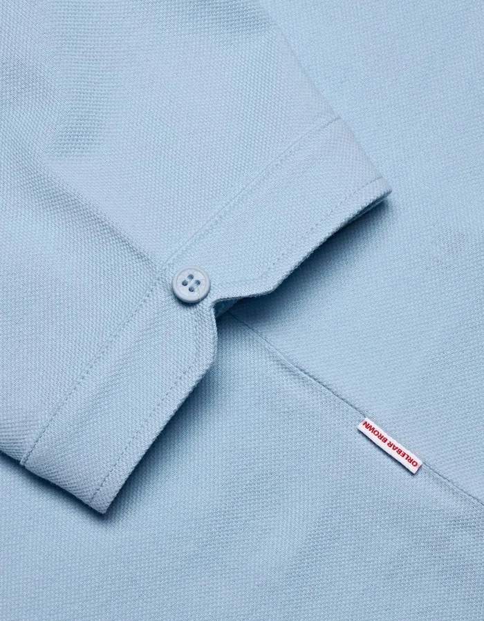 Men Orlebar Brown Polo Shirts Sebastian Island Sky