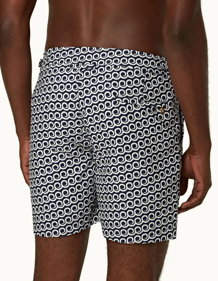 Men Orlebar Brown Swim Shorts Bulldog Midnight Navy