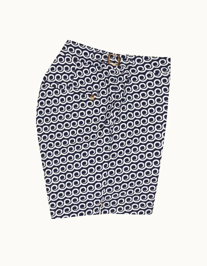 Men Orlebar Brown Swim Shorts Bulldog Midnight Navy
