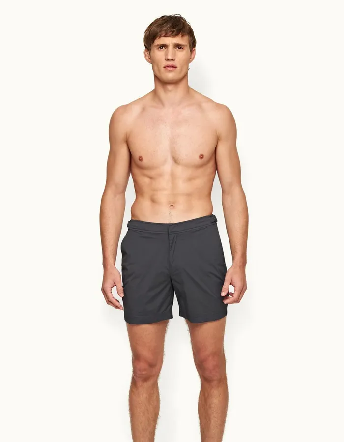 Men Orlebar Brown Swim Shorts Bulldog Sport Ebony