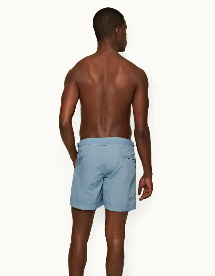 Men Orlebar Brown Swim Shorts Bulldog Wish Blue