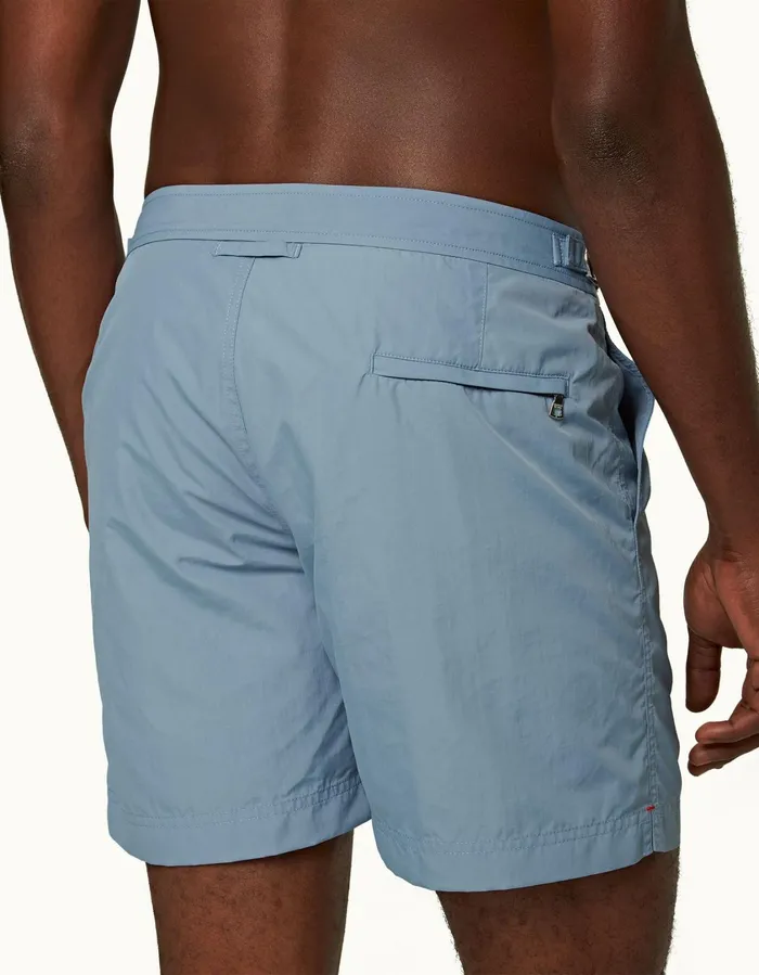 Men Orlebar Brown Swim Shorts Bulldog Wish Blue
