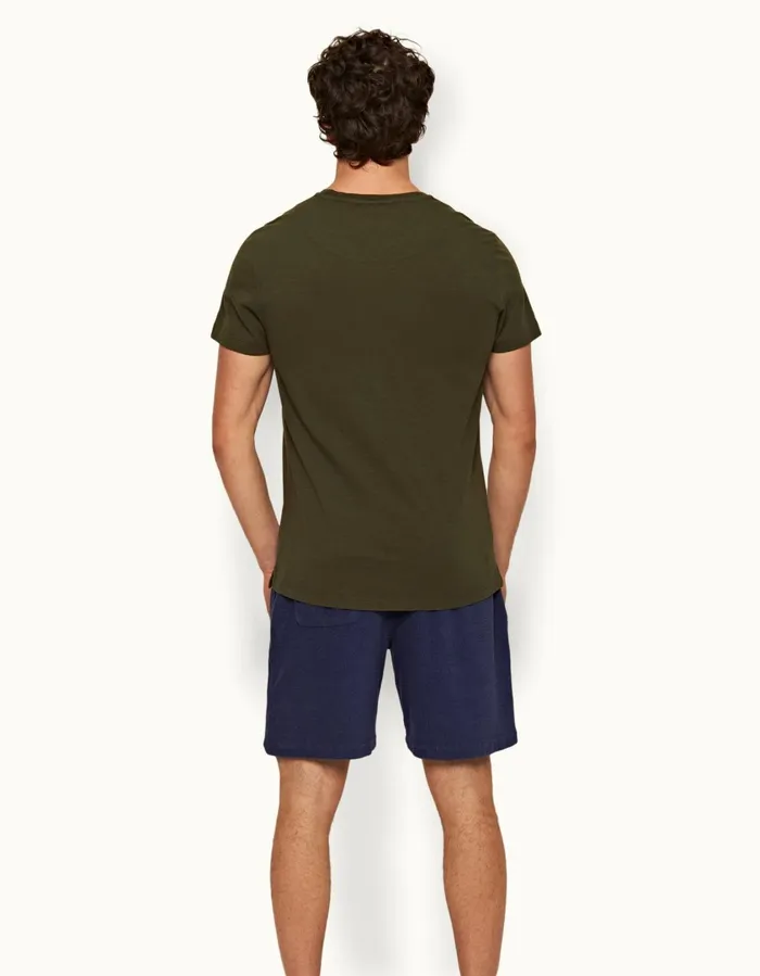 Men Orlebar Brown TShirts Ob Classic Tee Palm