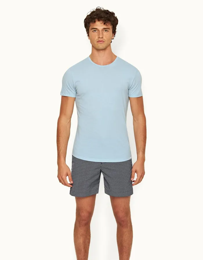 Men Orlebar Brown TShirts ObT Island Sky