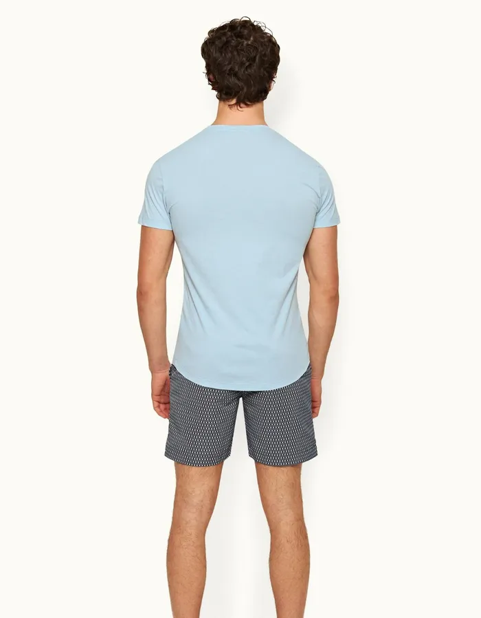 Men Orlebar Brown TShirts ObT Island Sky