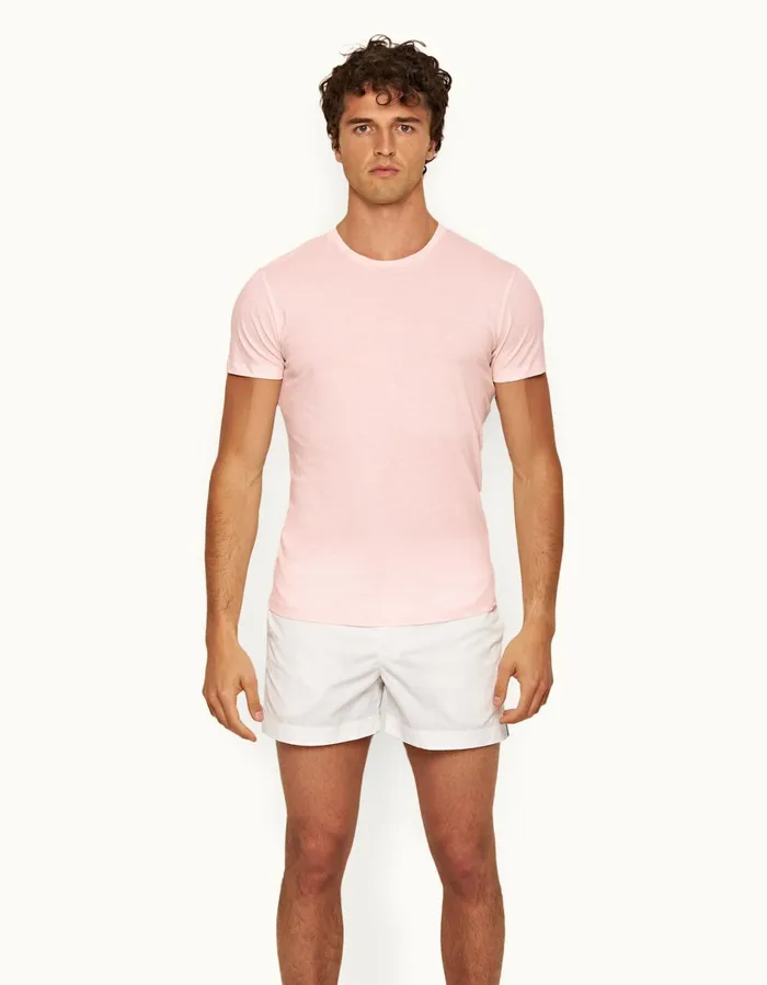 Men Orlebar Brown TShirts ObT Rose