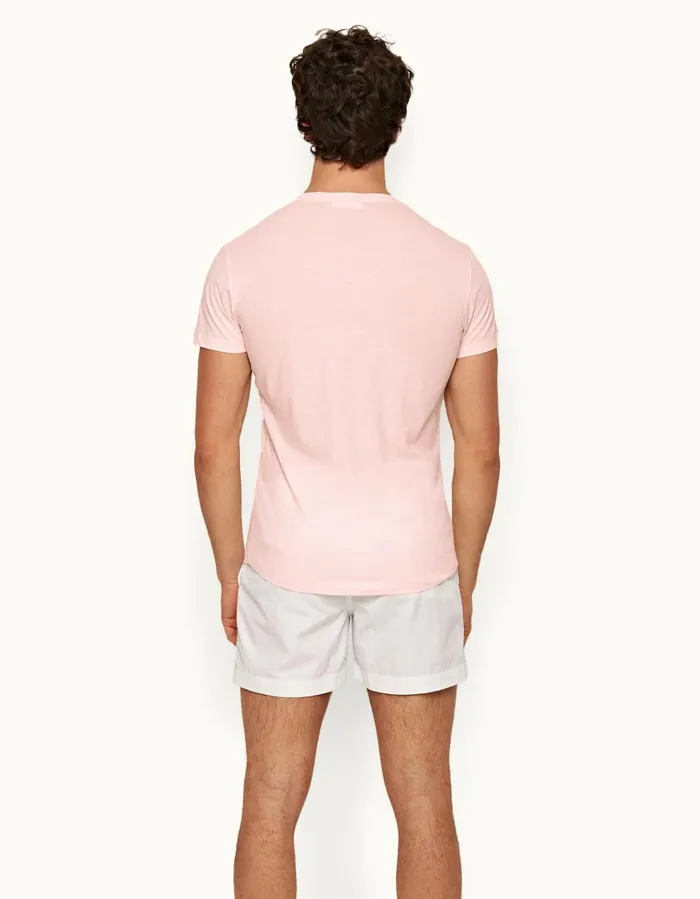 Men Orlebar Brown TShirts ObT Rose