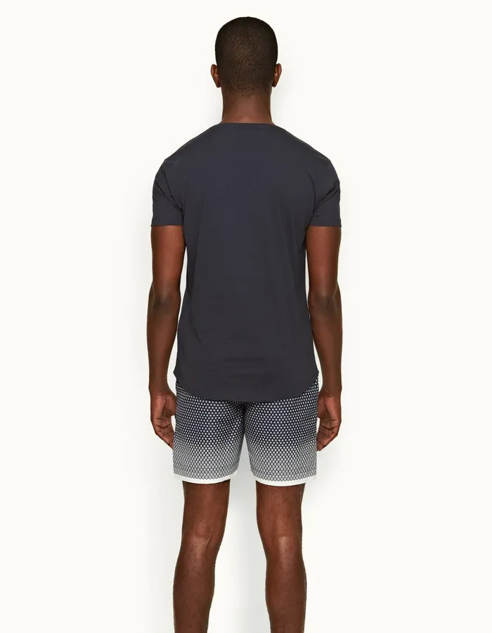 Men Orlebar Brown TShirts ObT Silk Night Iris