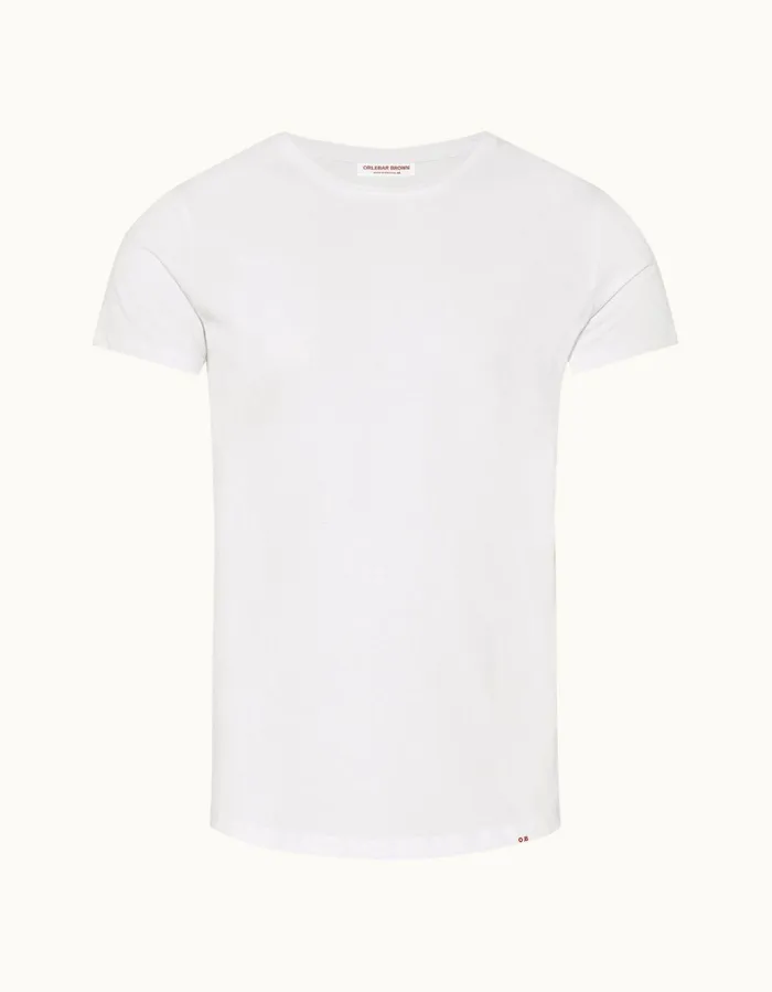Men Orlebar Brown TShirts ObT White