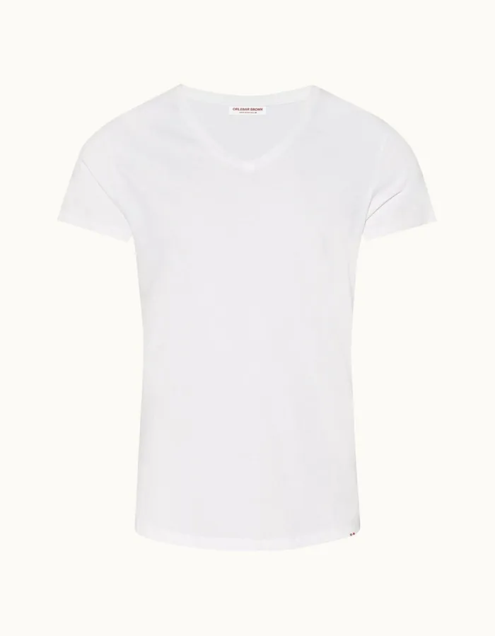 Men Orlebar Brown TShirts ObV White