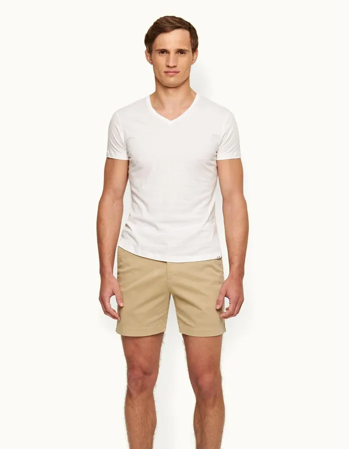 Men Orlebar Brown TShirts ObV White