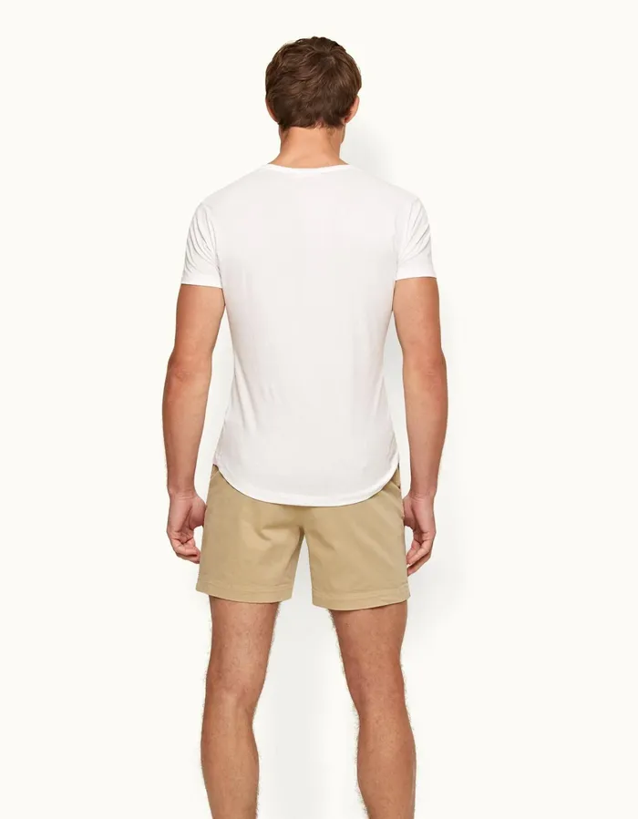 Men Orlebar Brown TShirts ObV White