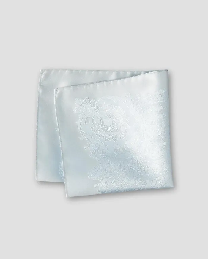 Men Paisley Pocket Square Blue Eton Pocket Squares