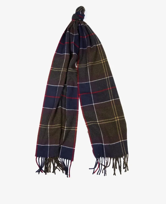 Men Scarves and Handkerchiefs Barbour Galingale Tartan Scarf Classic