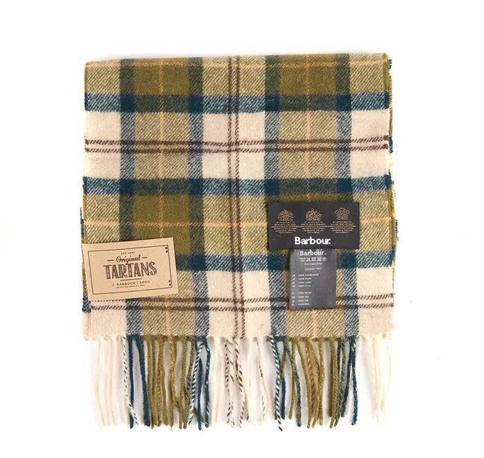 Men Scarves and Handkerchiefs Barbour Tartan Lambswool Scarf Classic Men Scarves and Handkerchiefs Barbour Tartan Lambswool Scarf Classic