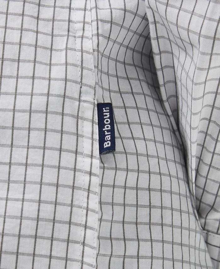 Men Shirts Barbour Bathill Tailored Shirt Classic White Men Shirts Barbour Bathill Tailored Shirt Classic White