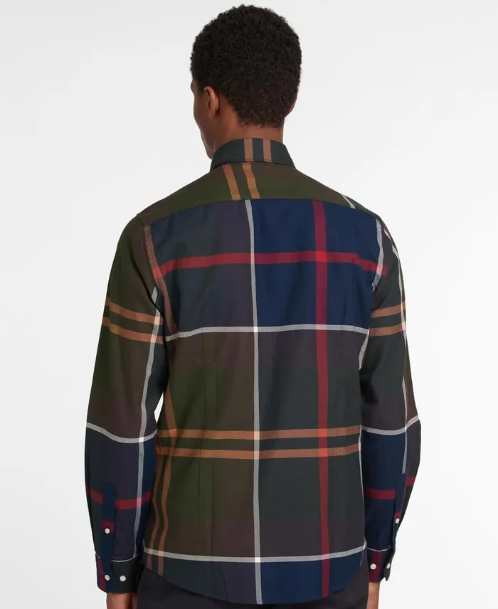 Men Shirts Barbour Dunoon Tailored Shirt Red Men Shirts Barbour Dunoon Tailored Shirt Red