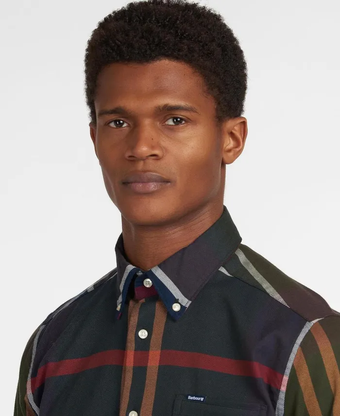 Men Shirts Barbour Dunoon Tailored Shirt Red Men Shirts Barbour Dunoon Tailored Shirt Red