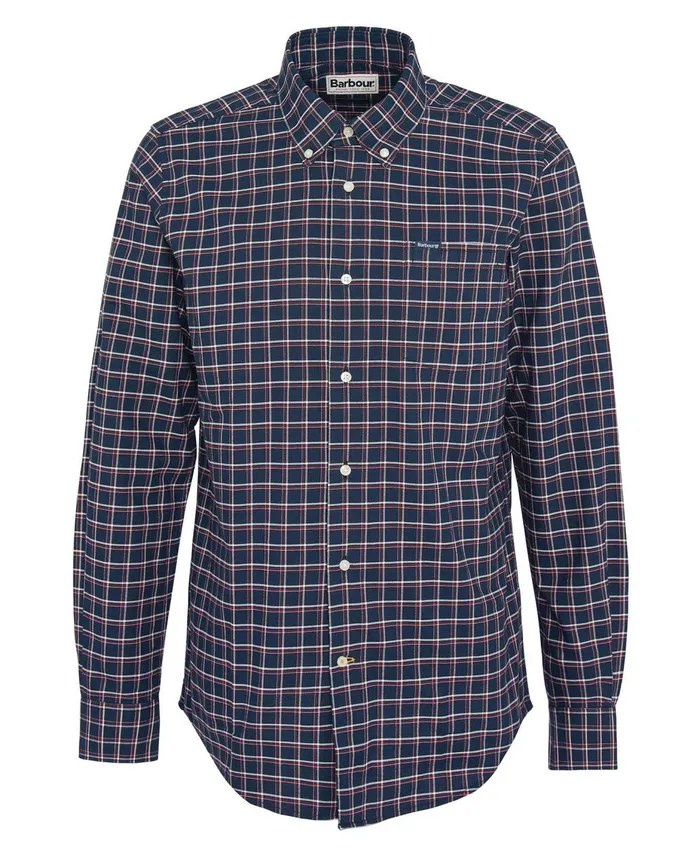 Men Shirts Barbour Harthorpe Tailored Shirt Classic Navy Men Shirts Barbour Harthorpe Tailored Shirt Classic Navy