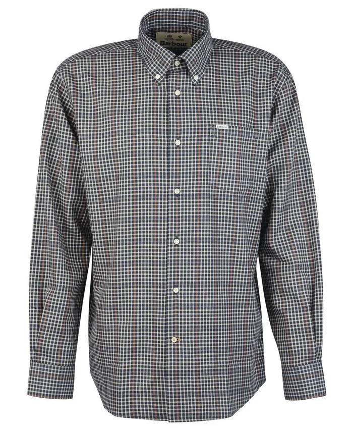 Men Shirts Barbour Henderson Thermo Weave Shirt Olive