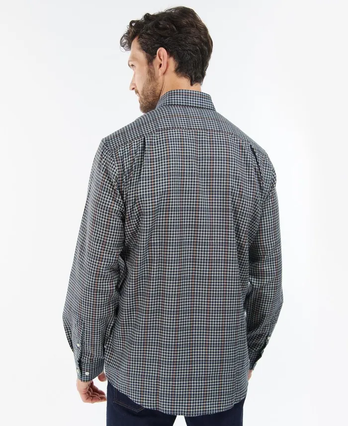 Men Shirts Barbour Henderson Thermo Weave Shirt Olive