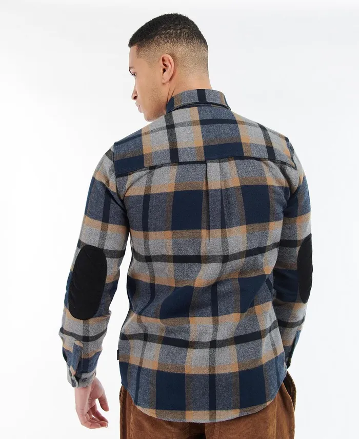 Men Shirts Barbour Rhobell Tailored Shirt Classic Black Men Shirts Barbour Rhobell Tailored Shirt Classic Black
