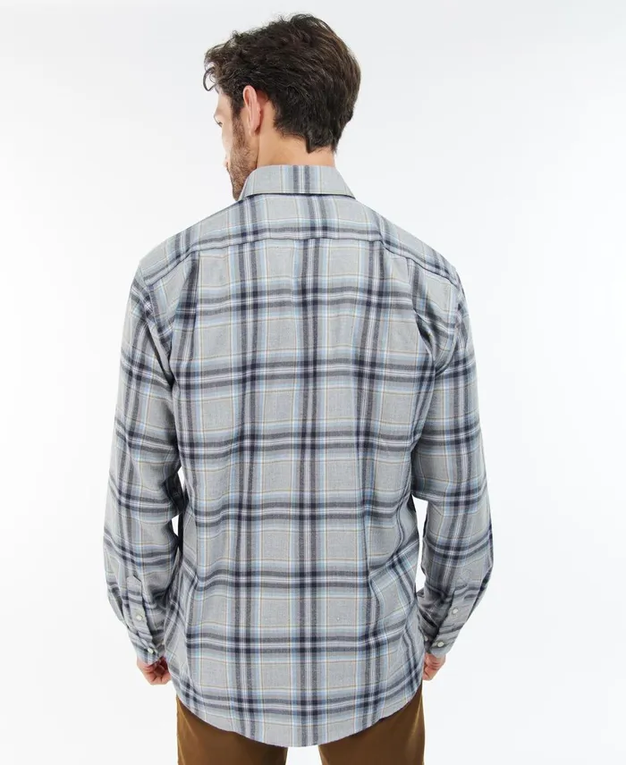 Men Shirts Barbour Singsby Thermo Weave Shirt Navy Men Shirts Barbour Singsby Thermo Weave Shirt Navy