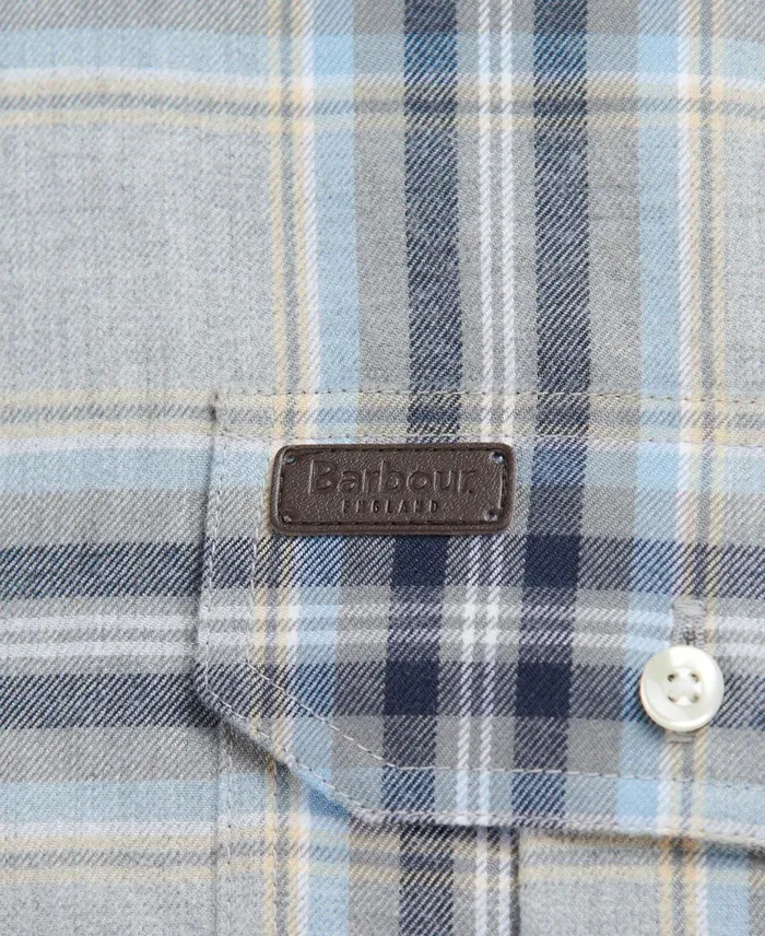 Men Shirts Barbour Singsby Thermo Weave Shirt Navy Men Shirts Barbour Singsby Thermo Weave Shirt Navy