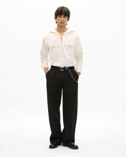 Men Shirts The Kooples LongSleeved White Shirt Ecru