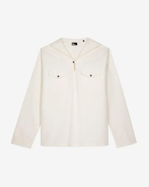Men Shirts The Kooples LongSleeved White Shirt Ecru