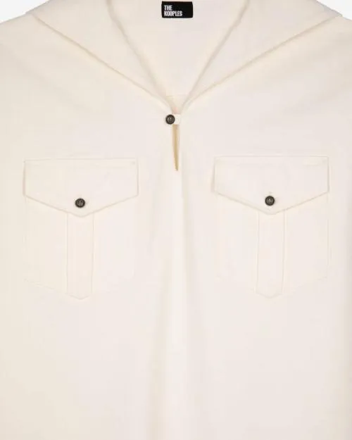 Men Shirts The Kooples LongSleeved White Shirt Ecru