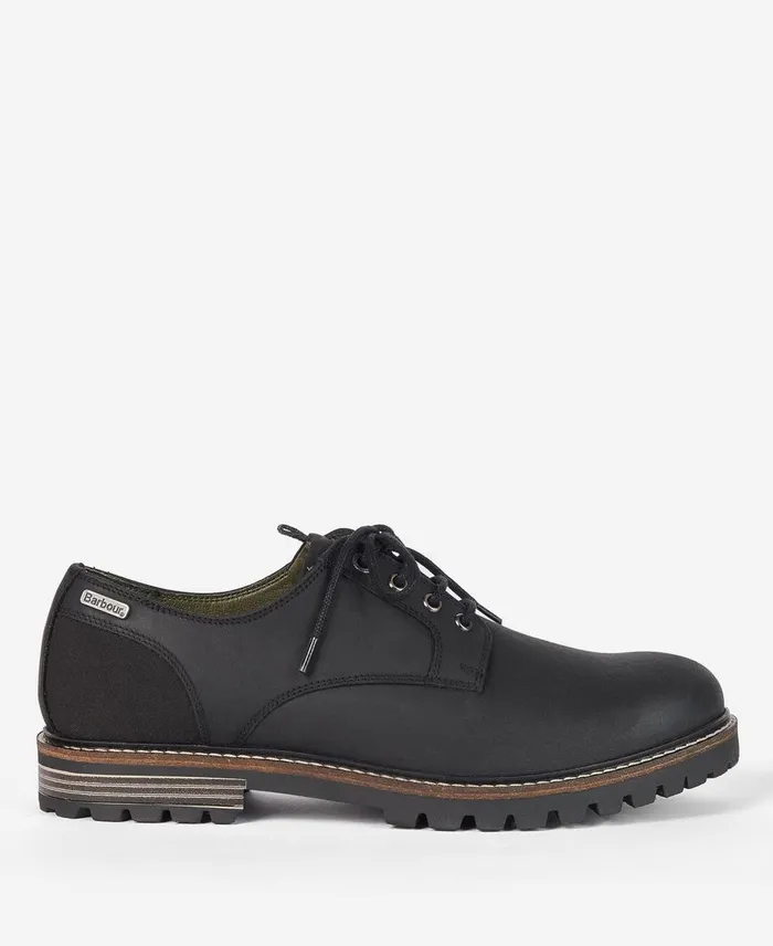 Men Shoes Barbour Sandstone Derby Shoes Classic Black